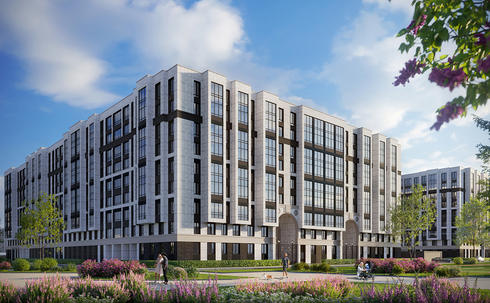 ЖК Кинопарк — керамогранитные фасады, монолитная технология