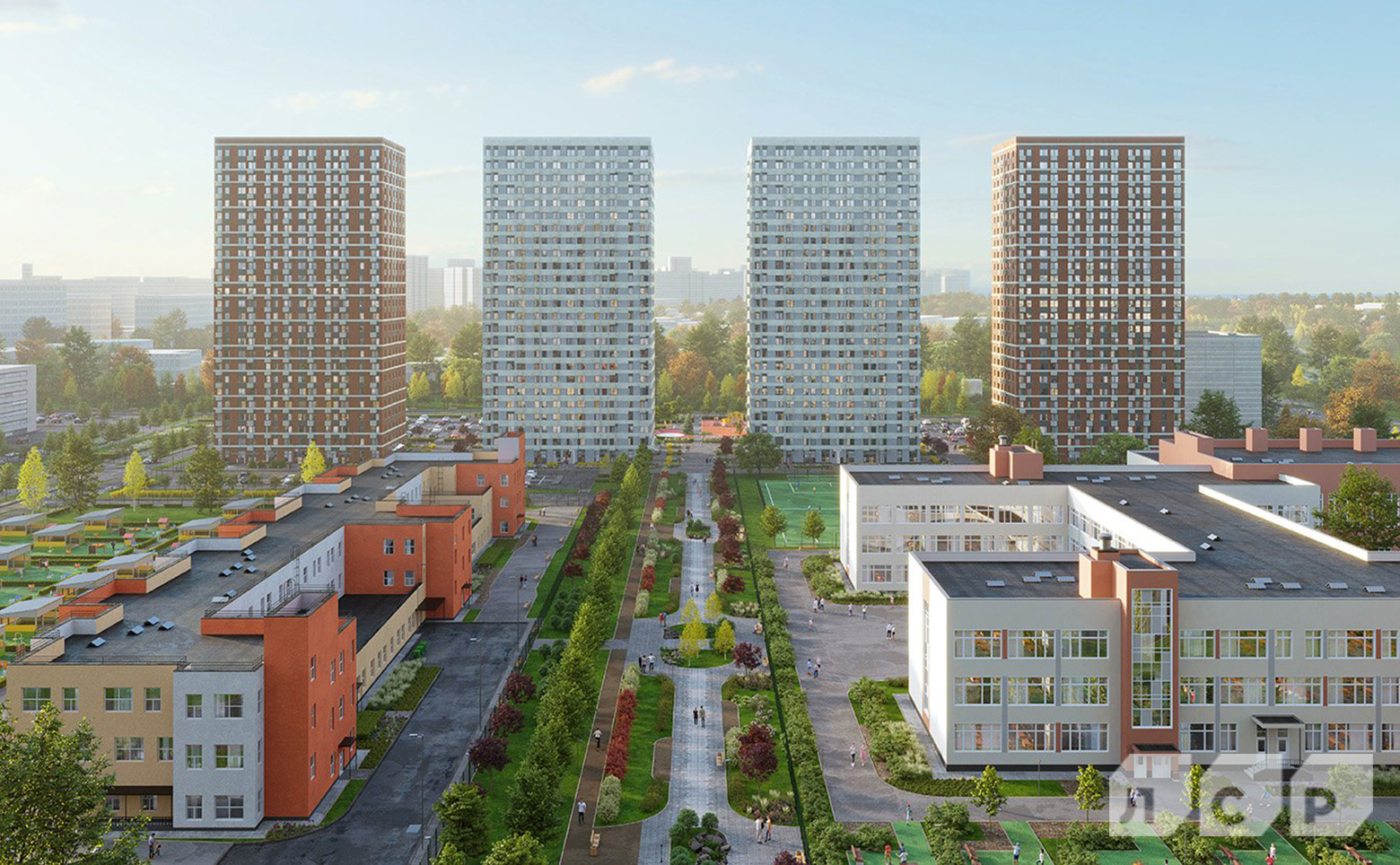 Благоустройство двора ЖК Морская миля — детская площадка