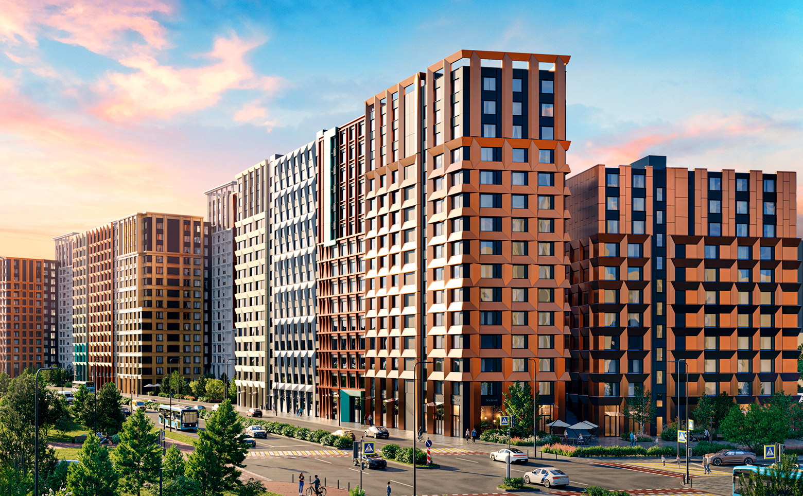 ЖК Новая земля — минималистическая архитектура LEGENDA на Васильевском