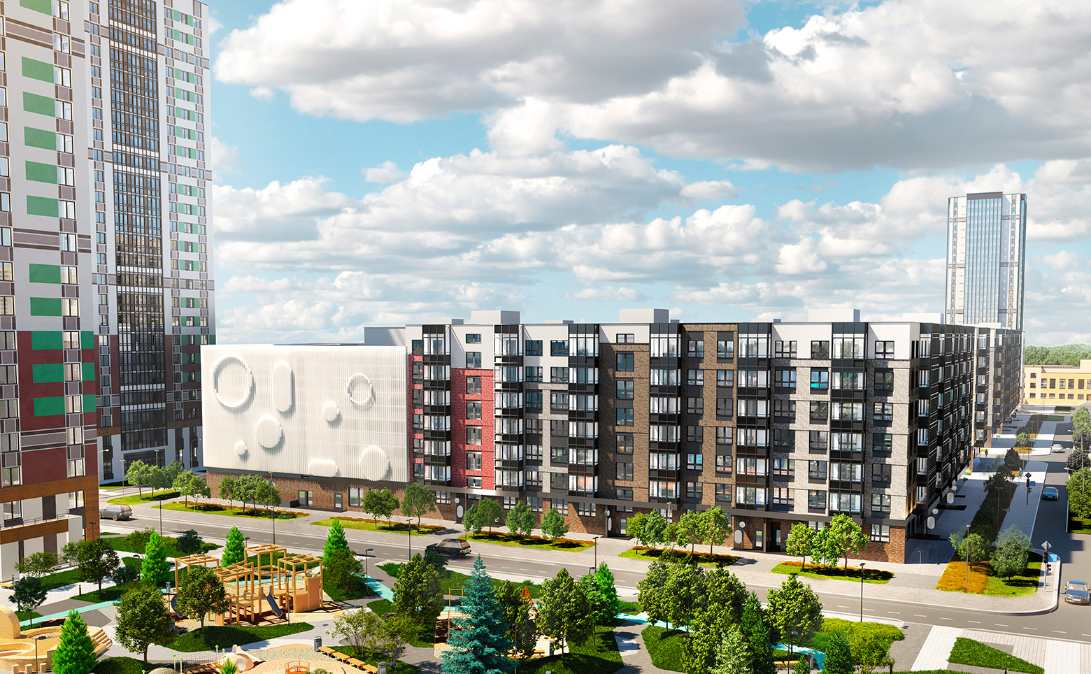 ЖК OKLA — монолитный комплекс у Суздальских озёр