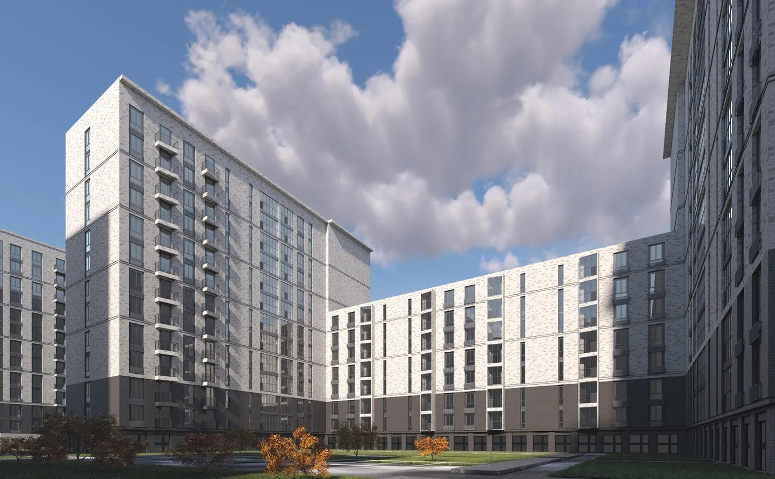 ЖК RESPECT на Полюстровском — клинкерные фасады квартала от ПСК